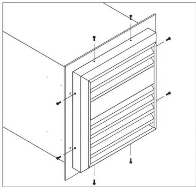 Technical line drawing of a structural panel with hatched material and mounting holes (no text or symbols)