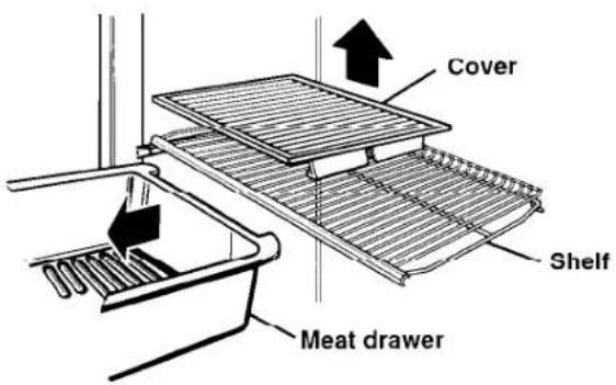 Cover Shelf Meat drawer