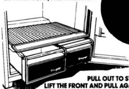 PULL OUT TO ST LIFT THE FRONT AND PULL AG