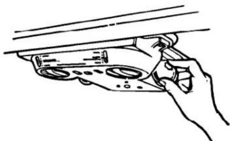 WHIRLPOOL ET16JKYBN01 - To change refrigerator light: - 1
