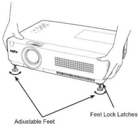 SANYO PLC-XU300K - Adjustable Feet - 1
