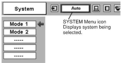 SANYO PLC-SU32 - SELECT COMPUTER SYSTEM MANUALLY - 1