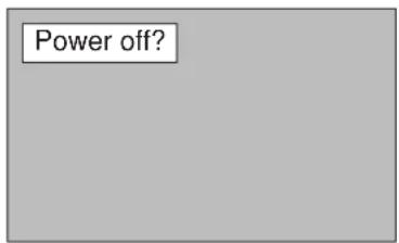 SANYO PLC-SU22N - TURNING OFF THE PROJECTOR - 1