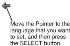 SANYO PLC-SU22N - SELECTING LANGUAGE - 3