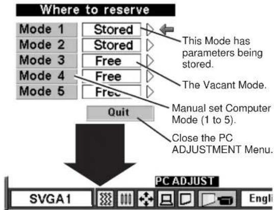 SANYO PLC-SU22N - PC ADJUSTMENT - 2