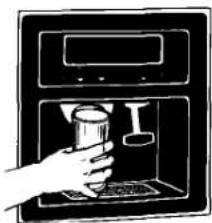 Roper RS20CKXWW00 - Cold water and ice dispenser (Model RS25AW) OR Ice dispenser only (Model RS22AR-1 dispenser arm) - 1