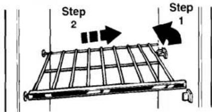 Roper RS20AWXEW00 - To remove the shelf: - 1