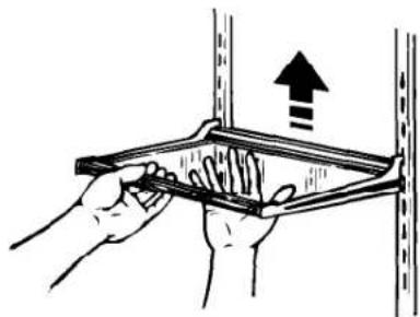 Roper RS20AWXEW00 - To replace the shelves: - 1