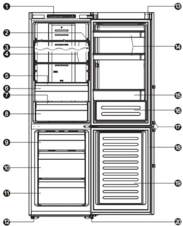 SWAN SR11020FBN - Your Refrigerator - 1