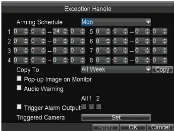 Hikvision DS-MP3516-RS - ● Trigger Alarm Output: - 1