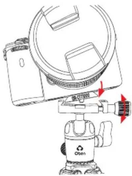 Oben MBH-11 - Mounting the Camera - 1