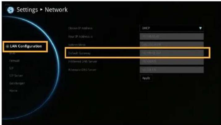 Settings > Network LAN Configuration Choose IP Address: DHCP Your IP Address is: 98.000 GB Select Mesh: 100.000 GB Default Gateway: 98.000 GB Preferred DNS Server: 98.000 GB Allotopix DNS Server: 98.000 GB Apply