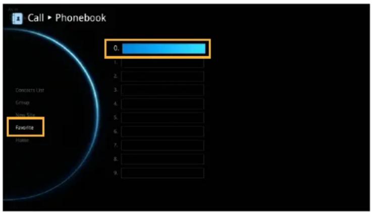Call ▶ Phonebook Contacts List Group New Filter Favorite Home 0.