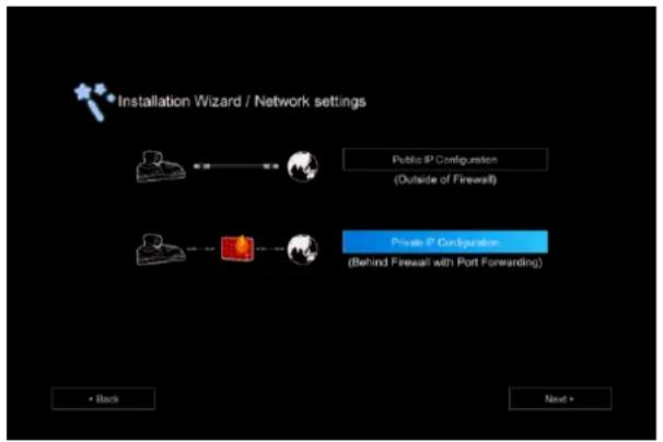 AVERMEDIA EVC900 - Private IP Configuration (behind firewall port forwarding): - 1