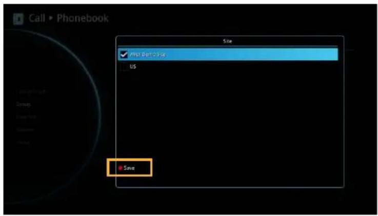 Call ▶ Phonebook Size First Demo Size US Save
