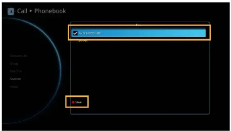 Call ▶ Phonebook Close Close Demo-site Save