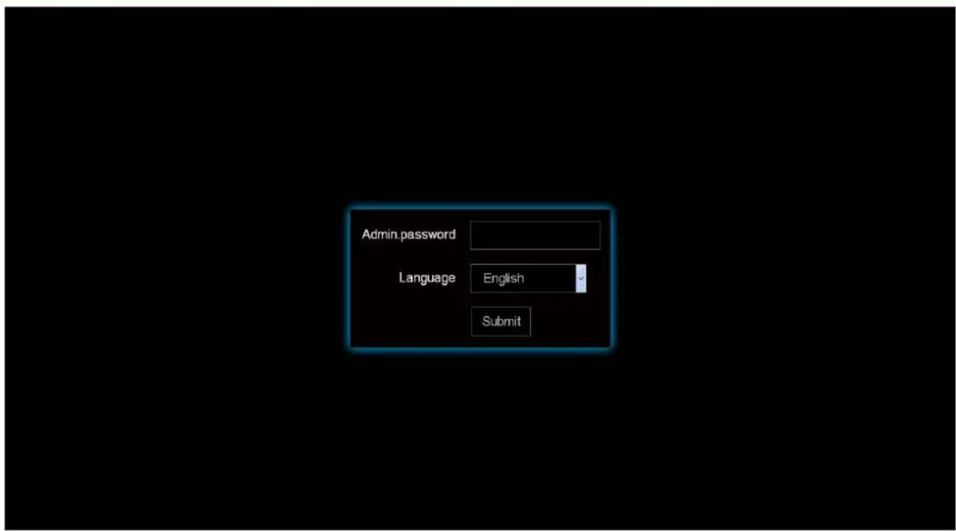 Admin.password Language English Submit