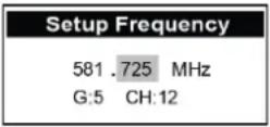 ELECTRO-VOICE RE3-RX5H - Manually setting frequency - 3