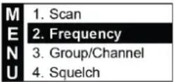 ELECTRO-VOICE RE3-RX5H - Manually setting frequency - 1