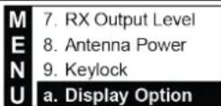ELECTRO-VOICE RE3-RX5H - Adjusting display options: contrast and brightness - 4