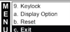 ELECTRO-VOICE RE3-RX5H - Adjusting display options: contrast and brightness - 6