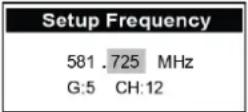 ELECTRO-VOICE RE3-RX5L - Manually setting frequency - 3