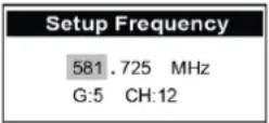 ELECTRO-VOICE RFAMP - Manually setting frequency - 2