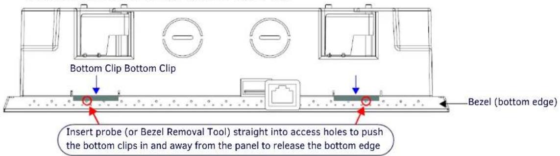 AKG ACB-2110 - Removing the ACB-2110/701 Panel from the Backbox - 1