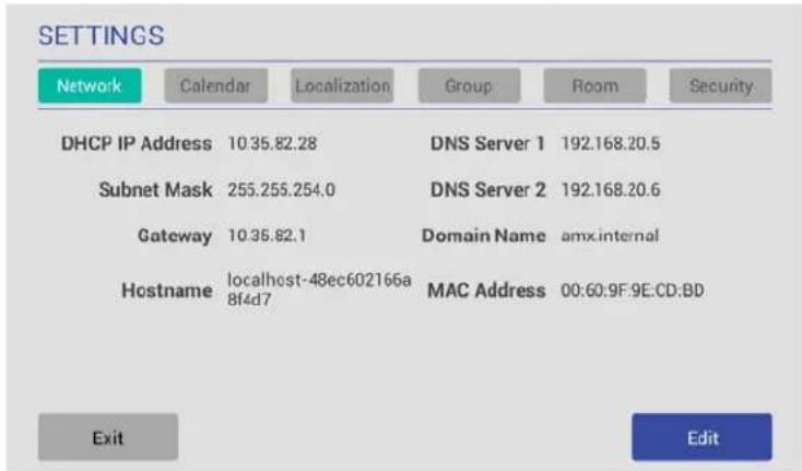 AKG ACB-2110 - Viewing/Editing Network Settings - 1