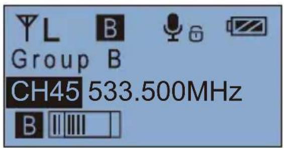 Comica CVM-WM200B - Manually Adjust the Channel of Transmitter - 2