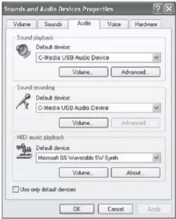 Pyle PDMICUSB6 - Select "Sounds and Audio Devices" - 2