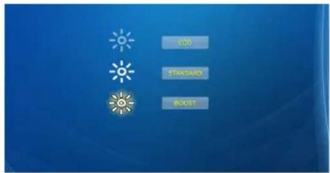 AAXA Technologies BP1 - To change the brightness on your BP1: - 2