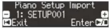 ROLAND DP603-PEC D - Loading Piano Settings (Piano Setup Import) - 1