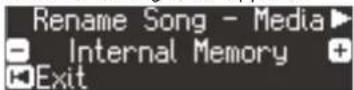 ROLAND DP603-PEC D - Renaming a Song (Rename Song) - 1