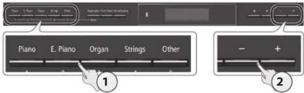 Piano E. Piano Organ Strings Other 1 2