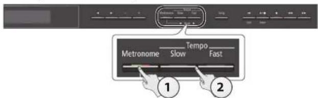 Endzone Slow Fast Metronome Slow Tempo Fast 1 2