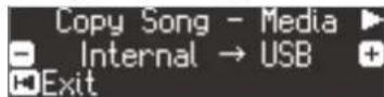ROLAND DP603-PEC D - Copying a Saved Song (Copy Song) - 1