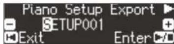 ROLAND DP603-PEC D - Saving Piano Settings (Piano Setup Export) - 1