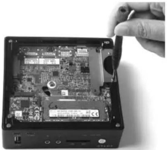 Zotac ZBOX MI642 nano - Installing a hard disk drive - 1