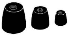SHURE EABKF1 - Foam Sleeves: - 1