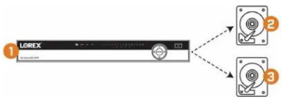 Lorex NK263-88ABE - How hard drive mirroring works: - 1