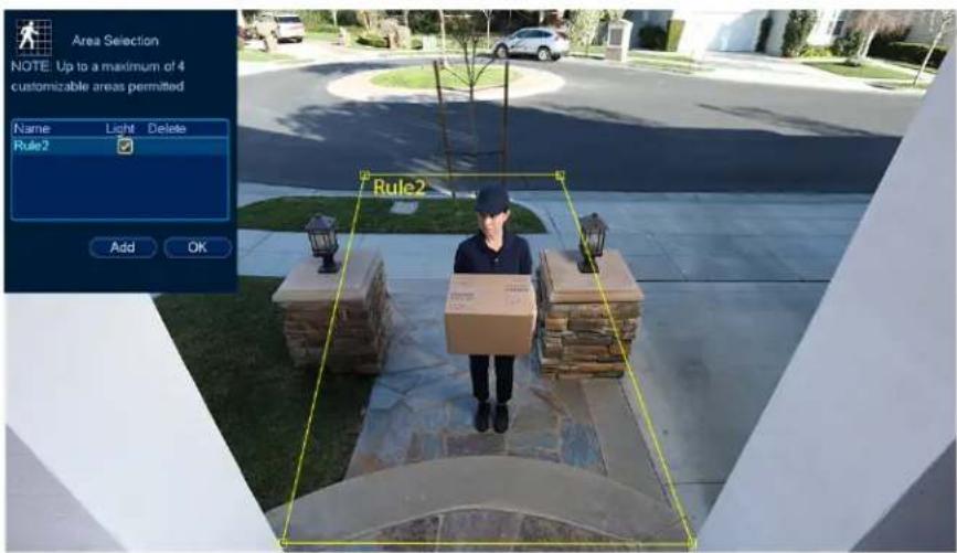 Lorex NK263-88ABE - To configure person and/or vehicle detection: - 3