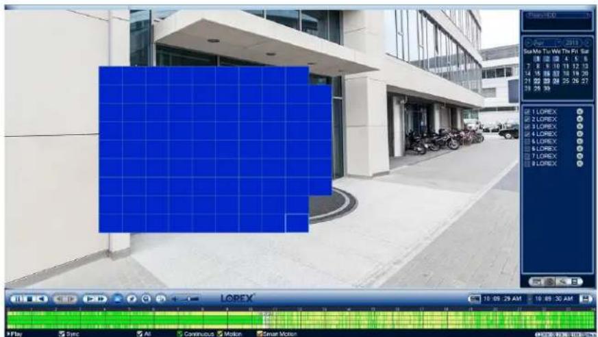 Lorex NK263-88ABE - To perform an area search: - 2