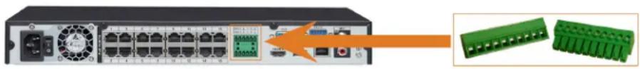 Lorex NK263-88ABE - To connect alarm devices: - 1