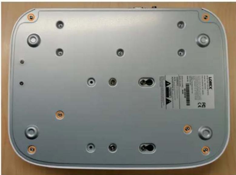 Lorex NK182-85CB - To install a new hard drive: - 2