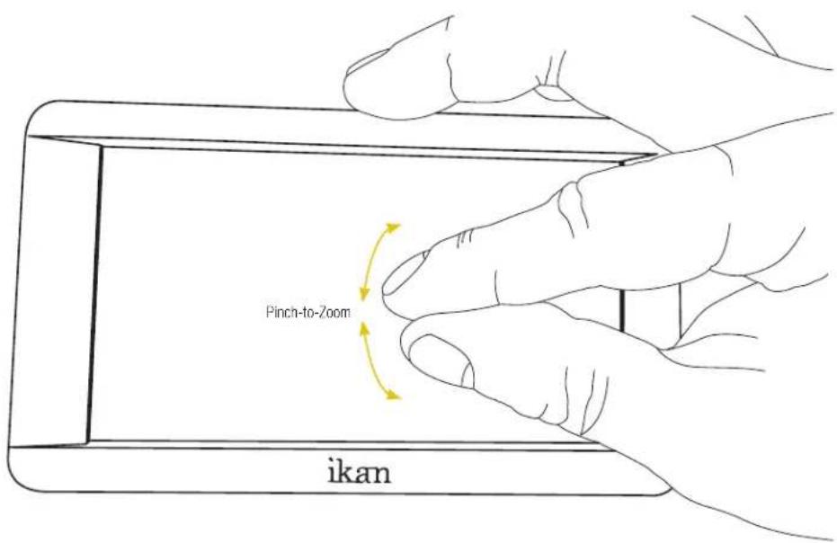 Pinch-to-Zoom ikan
