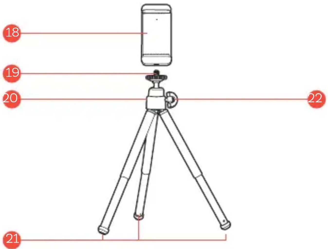 Raya KLT-10RL - Tabletop Tripod Stand - 1
