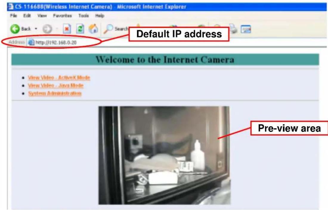 Hamlet HNIPC30 - Web Configuration Utility - 1