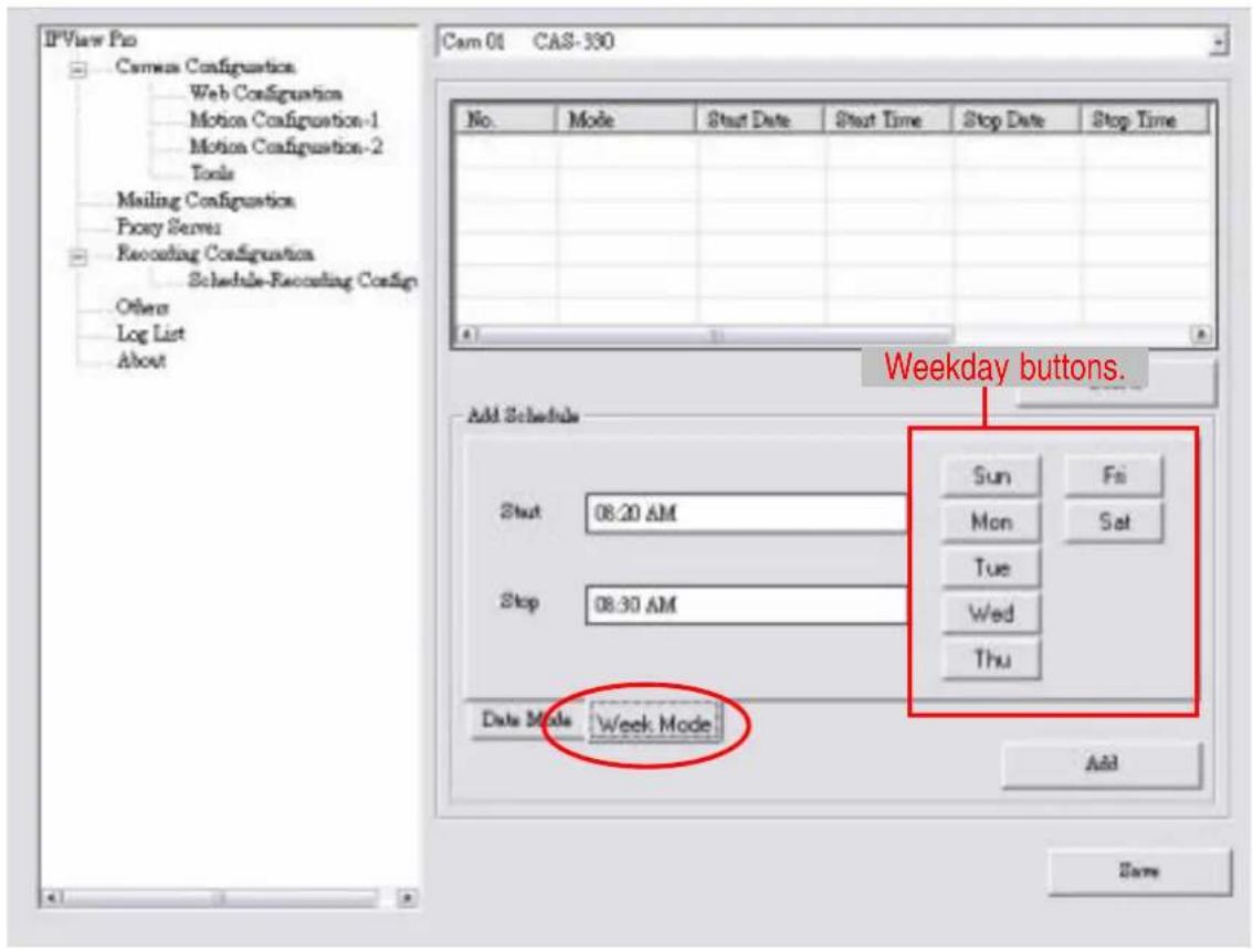 Hamlet HNIPC30 - Schedule-Recording Configuration - 2