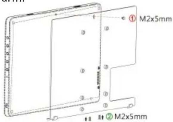M2x5mm ① ② M2x5mm